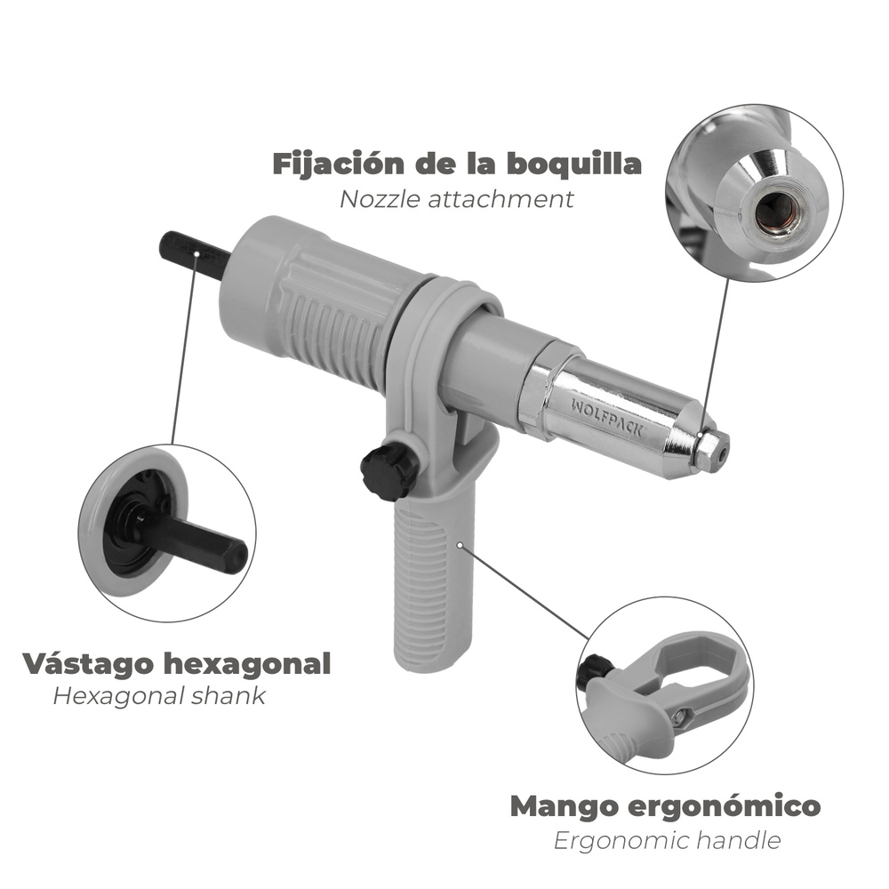 Kit Remachadora Para Taladro 3
